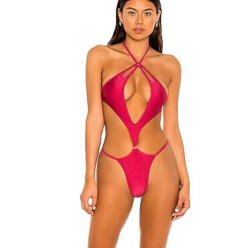 Lovewave the Crystal One Piece in Magenta